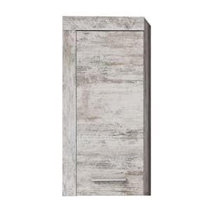 Wildon Wooden Bathroom Storage Wall Cabinet In Canyon White Pine