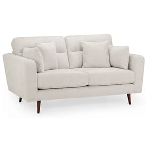 Zanita Fabric 2 Seater Sofa In Beige