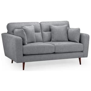 Zanita Fabric 2 Seater Sofa In Grey