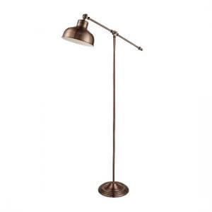 Macbeth Copper Adjustable Floor Lamp - UK
