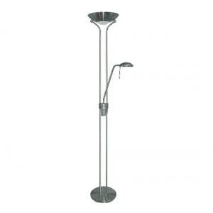 Mother And Child Satin Silver Floor Lamp - UK