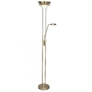 Mother And Child Antique Brass Led Floor Lamp - UK