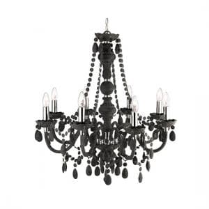 Marie Therese 8 Lamp Grey Chandelier Ceiling Light