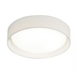 Modern Led Flush Ceiling Lamp In Acrylic White Finish