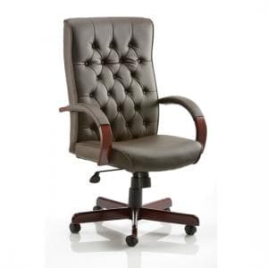 Chesterfield Office Chairs In Brown