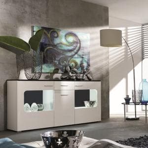 Foster Sideboard In High Gloss Fronts And LED lighting
