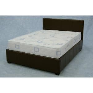 Prenon Plus 4ft 6\" Expresso Brown Double Bed With Gas Lift - UK