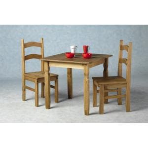 Revolution Wooden Dining Table With 2 Chairs