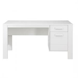 Hillock Wooden Computer Desk In Solid White Pine