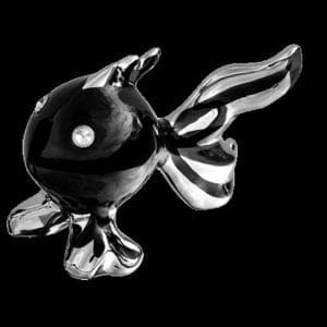 Small Puffa Fish in Black