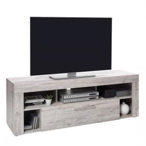 Elista Small LCD TV Stand In Sand Oak With 1 Drawer