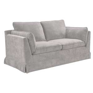 Aarna Fabric 2 Seater Sofa In Greige