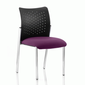 Academy Office Visitor Chair In Tansy Purple No Arms