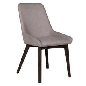 Acton Fabric Dining Chair In Latte - UK