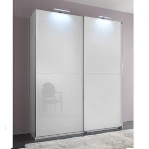 Add On D White Gloss Wardrobe With 2 Sliding Doors 1 Mirrors