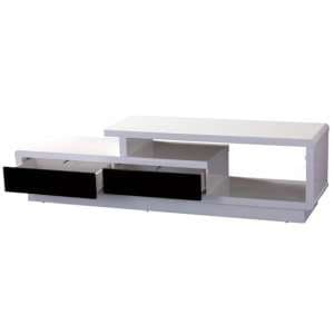 Adoncia High Gloss TV Stand In White