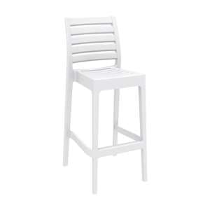 Albany Polypropylene And Glass Fiber Bar Chair In White