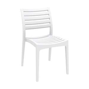 Albany Polypropylene And Glass Fiber Dining Chair In White