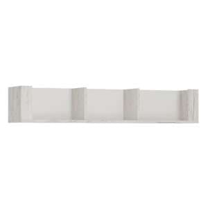 Alink Wooden Large Wall Shelf In White