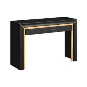 Allen Wooden Dressing Table With 1 Drawer In Black - UK