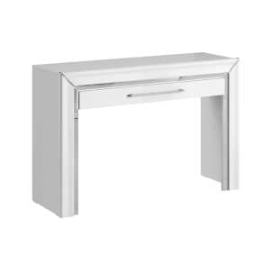 Allen Wooden Dressing Table With 1 Drawer In White - UK