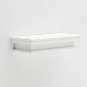 Allthorp Medium Floating Wall Shelf In Classic White - UK