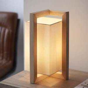 Altea Table Lamp With Ashwood Frame - UK
