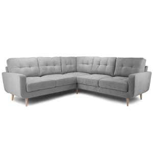 Altra Fabric Large Corner Sofa Suite In Grey - UK