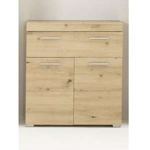 Amanda Floor Storage Cabinet In Knotty Oak With 2 Doors - UK