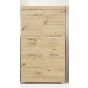 Amanda Floor Storage Cabinet In Knotty Oak - UK