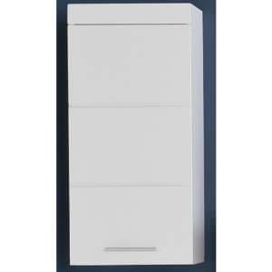 Amanda Wall Storage Cabinet In White High Gloss - UK