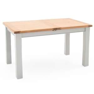 Amberley Large Wooden Extending Dining Table In Grey Oak