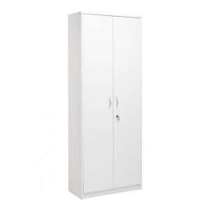 Aquarius Storage Cabinet In White With 2 Doors And Shelves