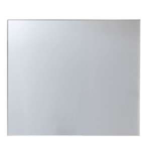 Aquila Wall Mirror In White Gloss And Smoky Silver - UK