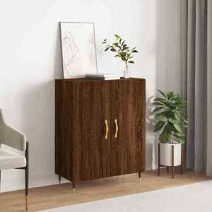 Ardmore Wooden Storage Cabinet With 2 Doors In Brown Oak - UK