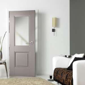 Arnhem Glazed 1981mm x 762mm Internal Door In Grey - UK