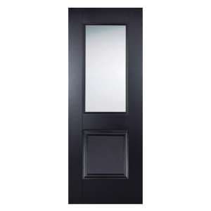 Arnhem Glazed 1981mm x 838mm Internal Door In Black - UK