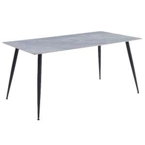 Attica Sintered Stone Dining Table 160cm In Grey - UK