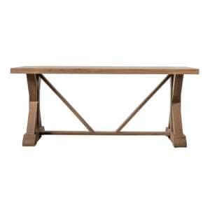Attleboro 180cm Rectangular Wooden Dining Table In Light Wood