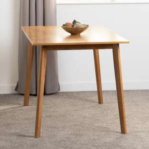Alcudia Wooden Dining Table In Oak Effect - UK