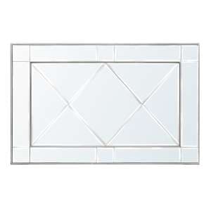 Belle Wall Mirror With Silver Wooden Frame - UK
