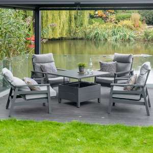 Benoit Aluminium Relaxer Set With Adjustable Table - UK