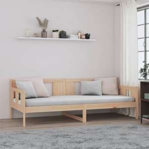 Bente Solid Pinewood Single Day Bed In Natural