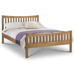 Barnett Wooden Double Bed In Solid Oak - UK