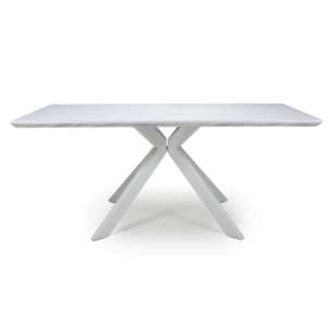 Biancon Large Extending Dining Table In Marble Effect