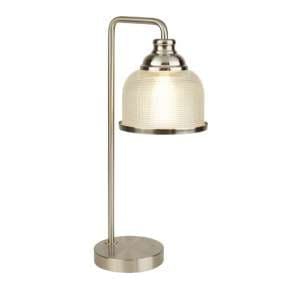 Bistro II 1 Light Table Lamp In Satin Silver