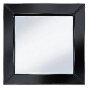 Brilliance Black 60x60 Square Wall Mirror - UK