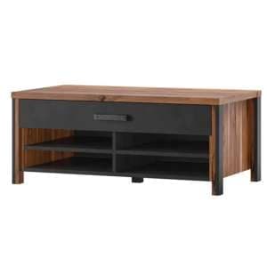 Blois Wooden Coffee Table With 1 Drawer In Royal Oak