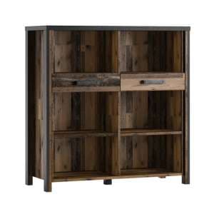 Blois Wooden Sideboard With 2 Drawers In Matera Oak - UK