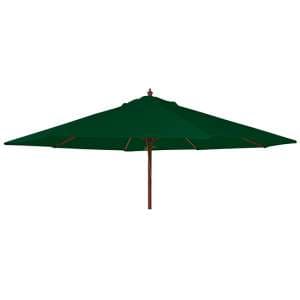 Blount Round 2700mm Fabric Parasol With Pulley In Green - UK